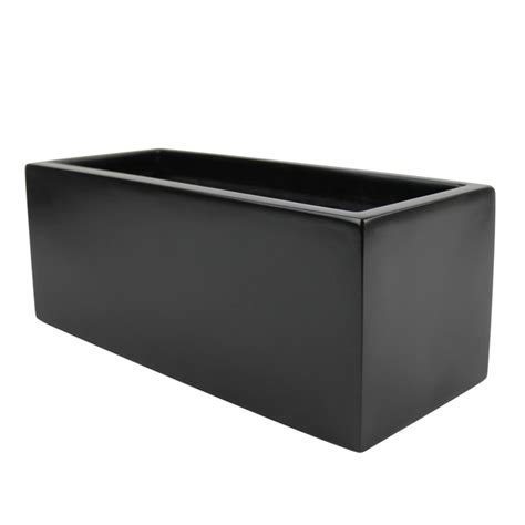 Root and Stock Belmont Rectangle Fiberglass Planter Box - Walmart.com ...