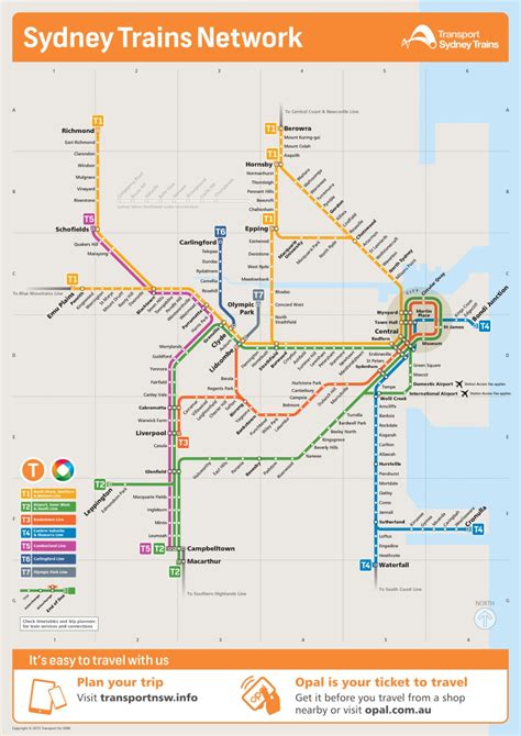 Train Line Map Sydney - Map Of New Mexico