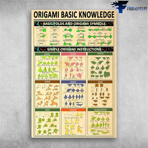 Origami Basic Knowledge Basic Folds And Origami Symbols - FridayStuff