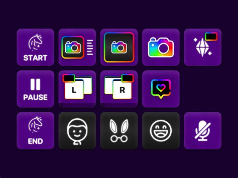 Twitch Stream Deck Icons by Calvin Bramlett on Dribbble