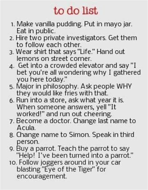 Things to do before you die : r/funny