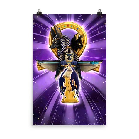 Egyptian Animal Gods Poster | That Ankh Life