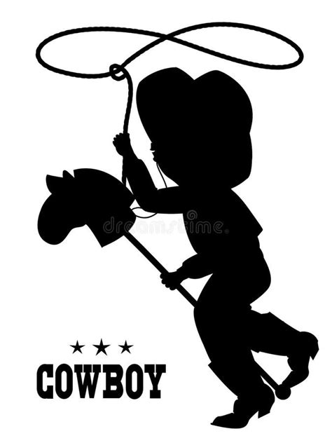 Little Cowboy Silhouette