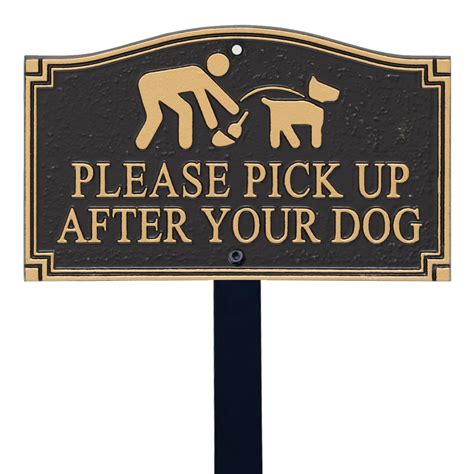 Clean Up After Your Dog Signs | Clean Up Dog Poop Signs