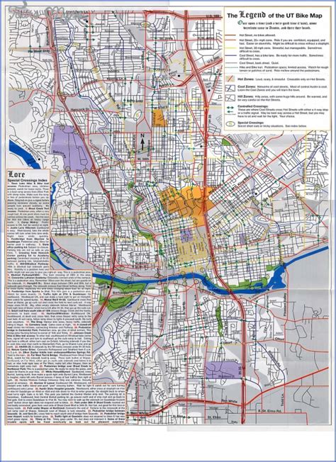 Austin Hike And Bike Trail Map - ToursMaps.com