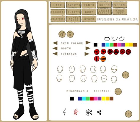 MY OC TALIA (Naruto character creator) by FANSILVER on DeviantArt