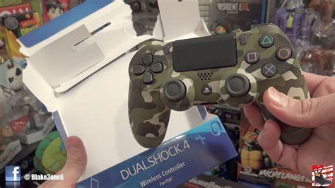 PS4 Green Camouflage Controller Unboxing & Review - YouTube