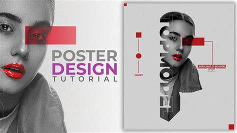 Poster Design in Photoshop | Modeling Poster design step by step ...