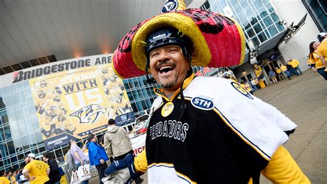 Nashville Predators' superfans chant 'Let's Go Preds' before Game 5