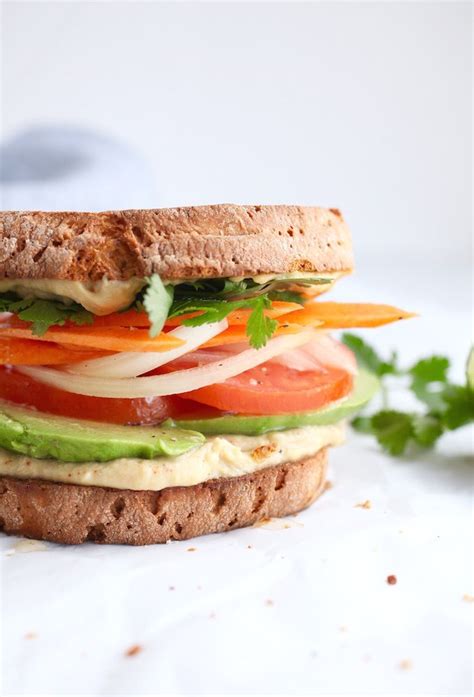 Avocado & Spiced Hummus Sandwich | Recipe | Hummus sandwich, Easy ...