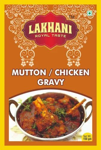 MUTTON CHICKEN GRAVY MASALA 150 gm at Rs 120/piece | Mutton Masala in ...