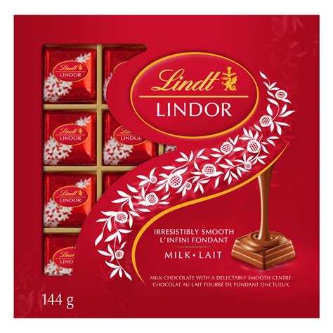 Lindt LINDOR Milk Chocolate Squares Box 144g (Delivery Only) – Lindt Chocolate Canada