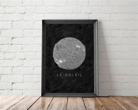 Sun Print Space Print Sun Poster Sun Printable Sun - Etsy