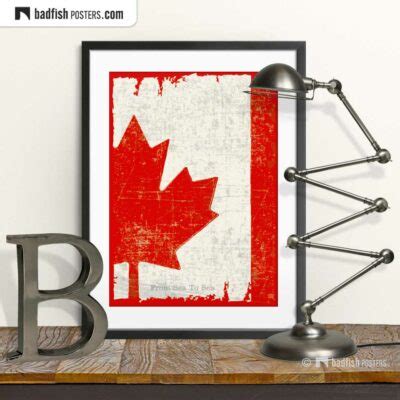 Flag Of Canada | Poster | BadFishPosters