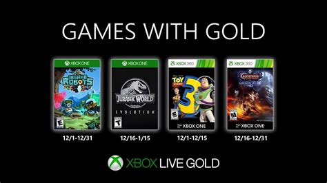 Xbox Games With Gold For December Announced | TechRaptor