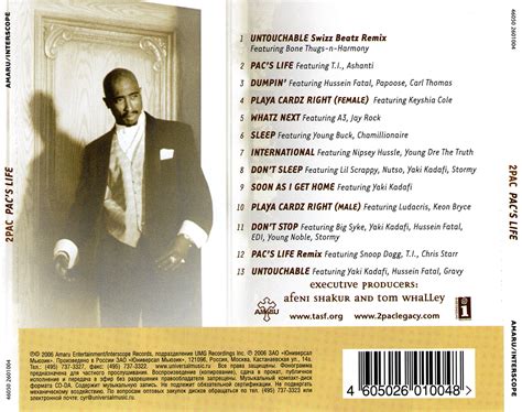 2Pac – Pac's Life (Official Album) - 2PacLegacy.net Music