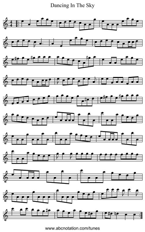 abc | Dancing In The Sky - thesession.org/tunes/22040.no-ext/0002