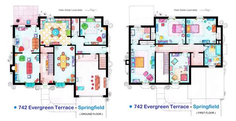 The Simpsons House Floor Plan - House Decor Concept Ideas