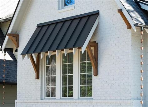 I want this dazzling beautiful windows #beautifulwindows | Metal awnings for windows, Brick ...