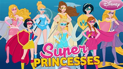 Disney Super Princesses Dress Up Game For Girls - YouTube
