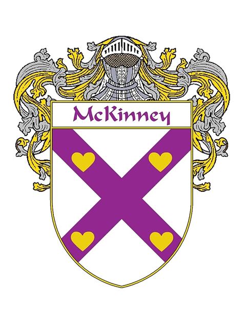 "McKinney Coat of Arms/Family Crest" Photographic Print by IrishArms | Redbubble