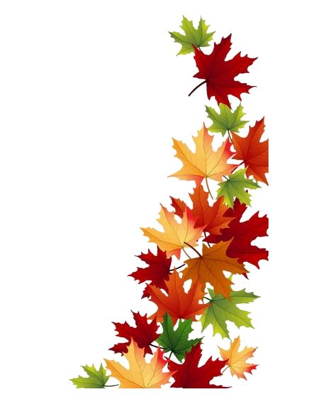 Fall Leaves Corner Border Png ,HD PNG . (+) Pictures - vhv.rs