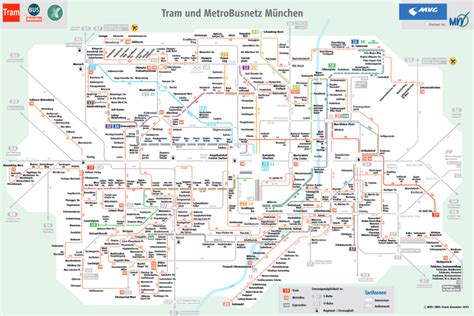 Munich Germany Public Transportation Map - Transport Informations Lane