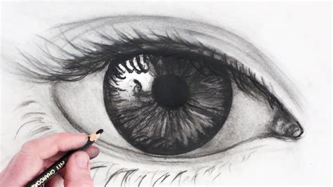 How to Draw a Realistic Eye: Narrated Sketch - YouTube