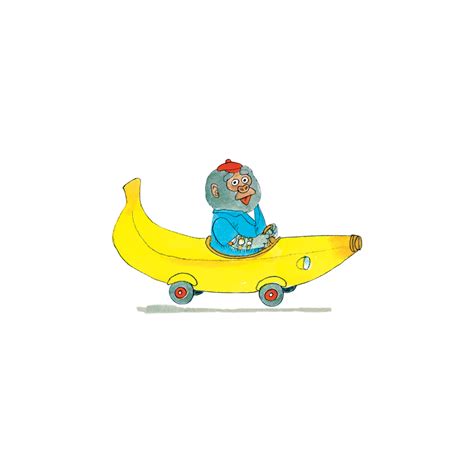 Bananas Gorilla + Car Tattoo by Richard Scarry from Tattly Temporary ...