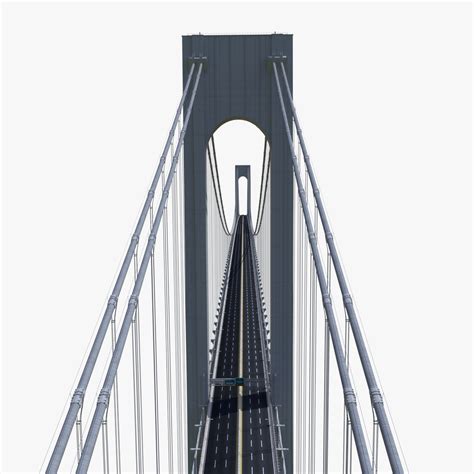 verrazano narrows bridge 3d model