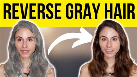 CAN YOU REVERSE GRAY HAIR? 🤔 Dermatologist @DrDrayzday - YouTube