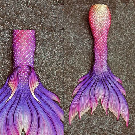 DIY Realistic Mermaid Tails for Swimming with Monofin Purple Adult ...