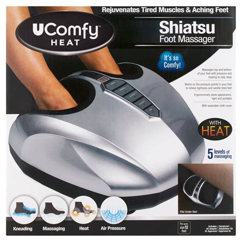 uComfy Shiatsu Foot Massager with Heat, As Seen on TV - Walmart.com - Walmart.com