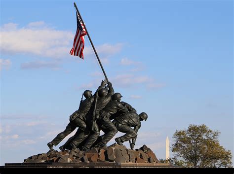 History of the Marine Corps War Memorial - George Washington Memorial ...