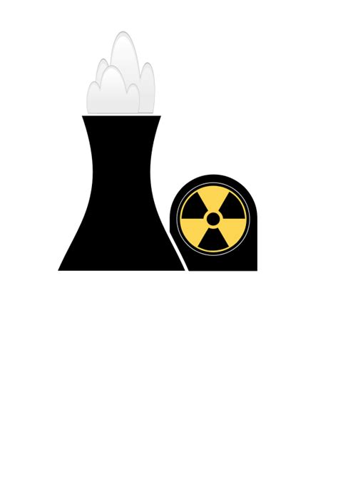 Free Clipart: Nuclear plant black | ingis