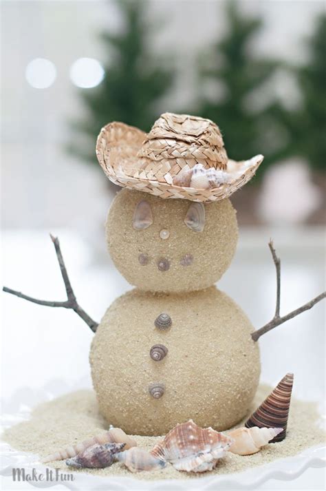 Beach Sand Snowman | Make It Fun Blog