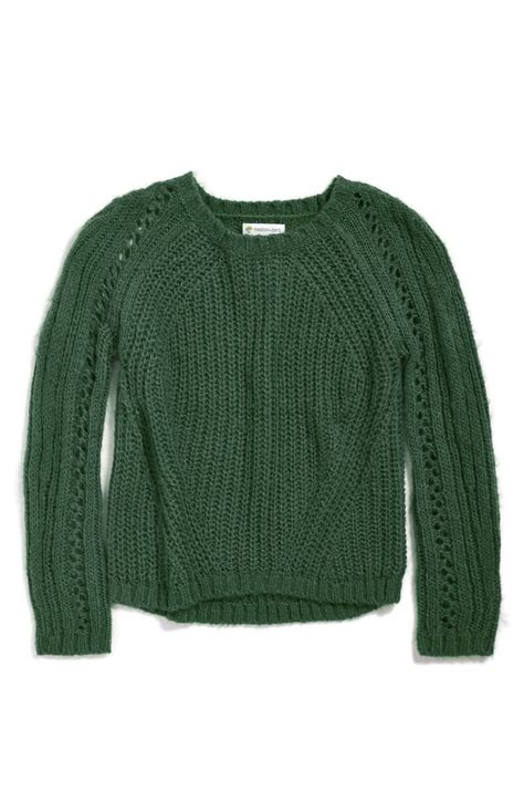 Tucker + Tate 'Sweet' Open Knit Sweater (Big Girls) | Nordstrom