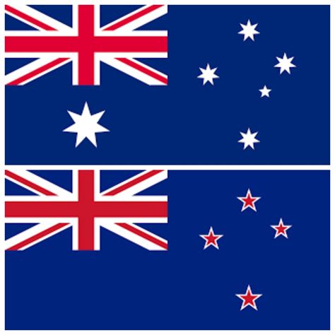 Australian vs New Zealand flag - Difference between the flags | Travel ...