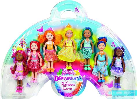 Barbie Dreamtopia Rainbow Cove 7-Doll Gift Set $27.99 from $45 ...