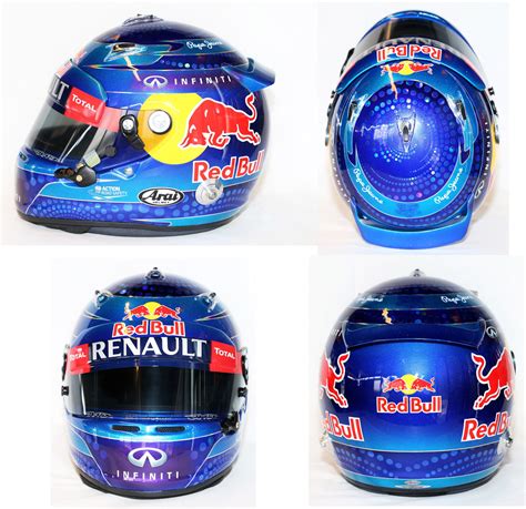 Sebastian Vettel's New Helmet Designs : formula1