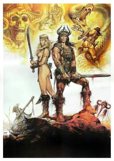 Meanwhile Back in The Dungeon..., – Renato Casaro | Conan the barbarian movie, Conan the ...