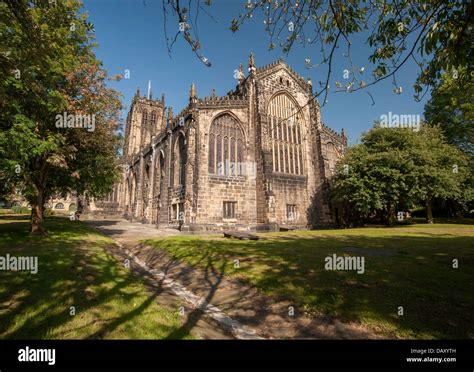 East facade and South side of Halifax Minster Stock Photo - Alamy