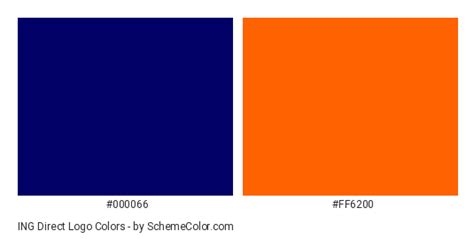 ING Direct Logo Color Scheme » Blue » SchemeColor.com