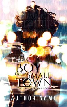 Boy from small town silhouette of a guy premade eBook cover