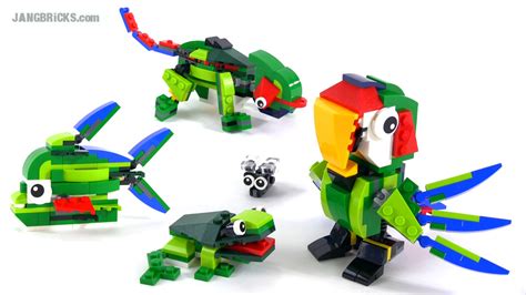 LEGO Creator Rainforest Animals - All 3 builds! set 31031 :: LEGO news feeds