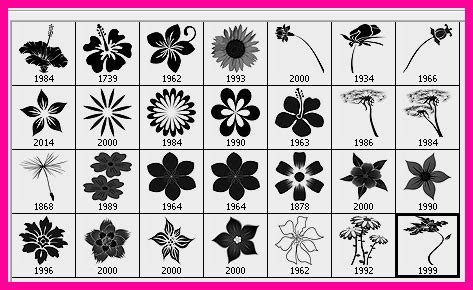 28 High-Resolution Flower Brushes for Photoshop | PHOTOSHOP FREE BRUSHES