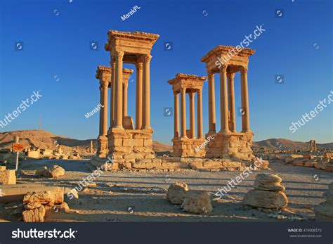 Palmyra Syria Ruins Ancient City Palmyra Stock Photo 474008575 ...