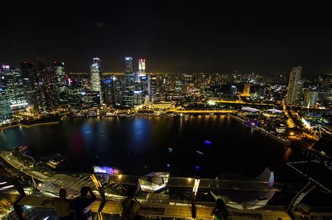 Singapore,night view,marina bay,free pictures, free photos - free image ...