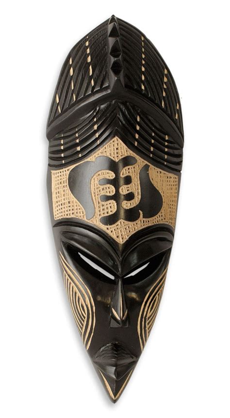 Authentic West African Gye Name Mask by Theophilus Sackey (Ghana) | The Black Art Depot