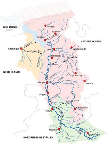 Ems River Map